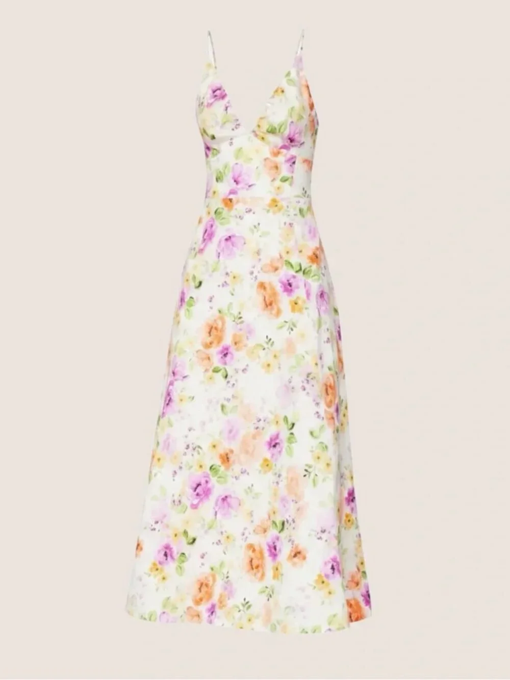 Favorite Daughter The Halting Traffic Dress Maxi Anthropologie Oahu Watercolor